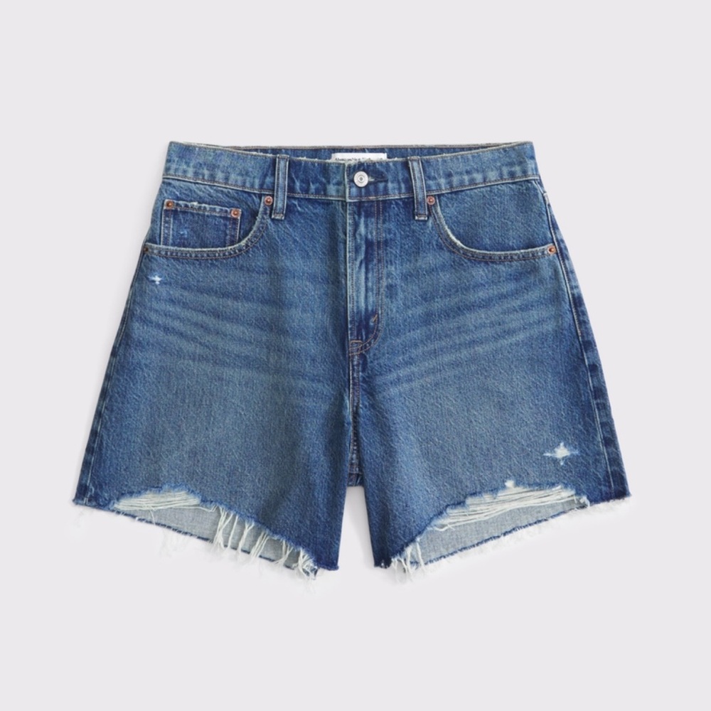 A&F Classic Blue Denim Women's Shorts